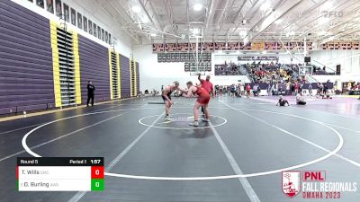 189 lbs Round 5 - Owen Burling, Askren Wrestling Academy vs Thomas `tc` Wills, Spartan Mat Club