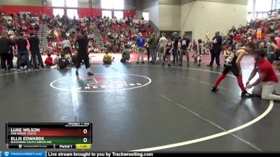 103 lbs Quarterfinal - Luke Wilson, Oak Grove Youth vs Ellis Edwards, Buckhorn Youth Wrestling