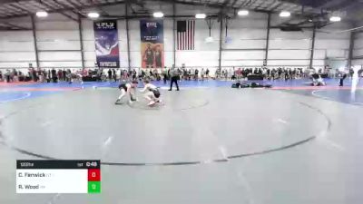 120 lbs Consi Of 8 #1 - Cole Fenwick, UT vs Richard Wood, NY