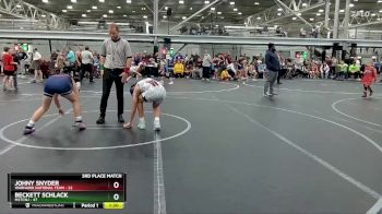 130 lbs Placement (4 Team) - Beckett Schlack, M2TCNJ vs Johny Snyder, Warhawk National Team