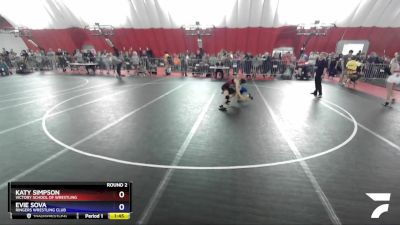 101 lbs Round 2 - Katy Simpson, Victory School Of Wrestling vs Evie Sova, Ringers Wrestling Club