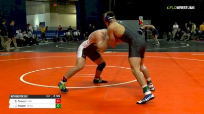 285 lbs Round of 16 - Christian Colucci, Lehigh vs Jacob Kasper, Duke