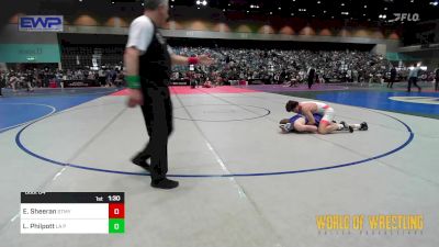 138 lbs Round Of 16 - EJ Sheeran, Saint Mary's vs Landyn Philpott, La Pine Hawks