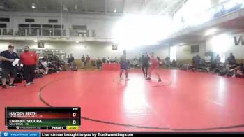 250 lbs Round 1 (8 Team) - Hayden Smith, Team Indiana GR Gold vs Enrique Segura, California