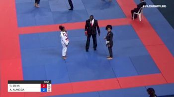 RAYANE SILVA vs ANA ALMEIDA 2018 Abu Dhabi Grand Slam Rio De Janeiro