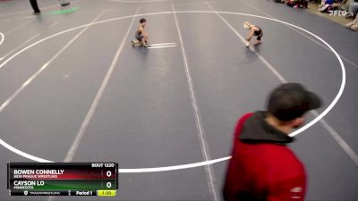 Cons. Round 2 - Cayson Lo, Minnesota vs Bowen Connelly, New Prague Wrestling