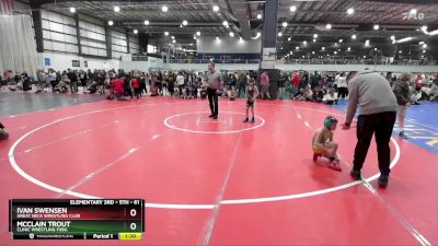 61 lbs Quarterfinal - Ivan Swensen, Great Neck Wrestling Club vs Mcclain Trout, Clinic Wrestling FXBG