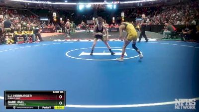 106-4A Quarterfinal - L.J. Herburger, Pueblo East vs Gabe Hall, Thompson Valley