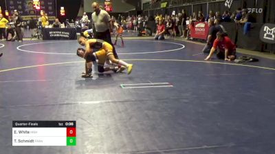 90 lbs Quarterfinal - Emanuel White, Highlands vs Torin Schmidt, Franklin