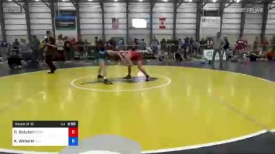 61 kg Round Of 16 - Brock Bobzien, Poway High School Wrestling vs Kannon Webster, Illinois