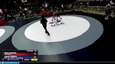 136 lbs 3rd Place Match - Sean Griffin, California vs David Medina, Beat The Streets - Los Angeles