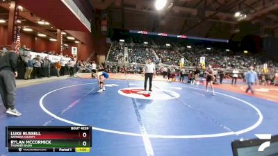 4A-106 lbs Cons. Round 2 - Rylan McCormick, Thunder Basin vs Luke Russell, Natrona County