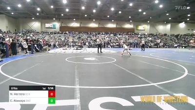 67 lbs Round Of 16 - Nixon Herrera, OC RTC vs Clint Alaways, Durham Wrestling Club