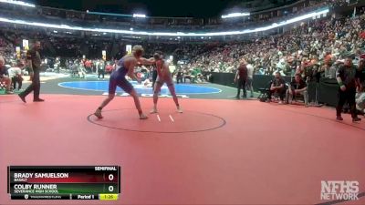 190-3A Semifinal - Colby Runner, Severance High School vs Brady Samuelson, Basalt