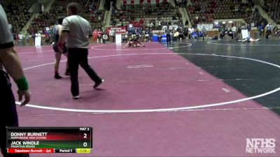 182 lbs Quarterfinal - Jack Windle, Mountain Brook vs Donny Burnett, Northridge High School