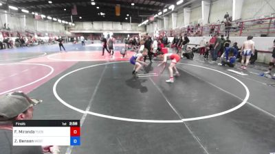 116 kg Final - Francisco Miranda, Tucson Cyclones vs Zach Benson, Western Colorado WC