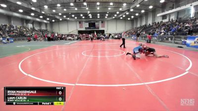 145 lbs Round 2 (3 Team) - LIAM CARLIN, Burnt Hills Sr HS vs Ryan Massengale, Horseheads Sr HS