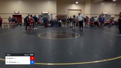 48 kg Rnd Of 32 - Daniel Myint, The Wrestling Academy vs Evan Provost, Cowa