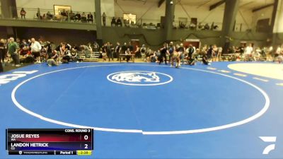 150 lbs Cons. Round 3 - Josue Reyes, WA vs Landon Hetrick, CO