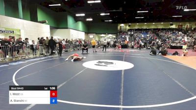 118 lbs Consi Of 16 #2 - Izzy West, GA vs Angie Bianchi, WI