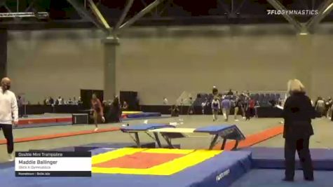 Maddie Ballinger - Double Mini Trampoline, Stick It Gymnastics - 2021 USA Gymnastics Championships