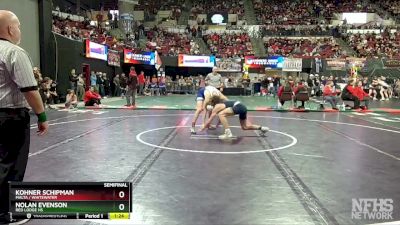 Semifinal - Nolan Evenson, Red Lodge HS vs Kohner Schipman, Malta / Whitewater