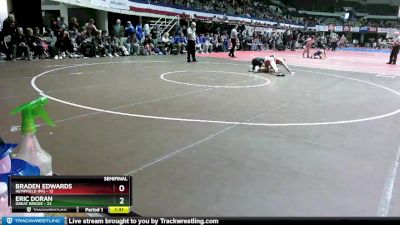 150 lbs Semifinals (16 Team) - Eric Doran, Great Bridge vs Braden Edwards, Hempfield (PA)