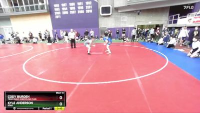 70 lbs Semifinal - Kyle Anderson, Iowa vs Cody Burden, Team Idaho Wrestling Club