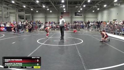 67 lbs Quarterfinal - Dakin Patterson, Maize vs Hudson Slayman, OZ Trojan Wrestling Club