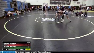 120 lbs Cons. Round 2 - Hayden Welton, Windsor vs Hunter Waneka, Erie