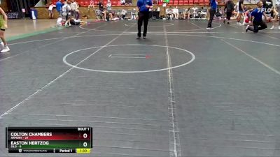 68 lbs Semis (4 Team) - Colton Chambers, Armory vs Easton Hertzog, Silo