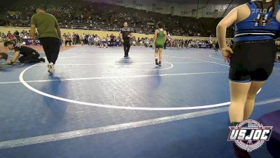 110 lbs Quarterfinal - Sophia Rosales, Amped Wrestling Club vs Maggie Martinez, Team Tulsa Wrestling Club