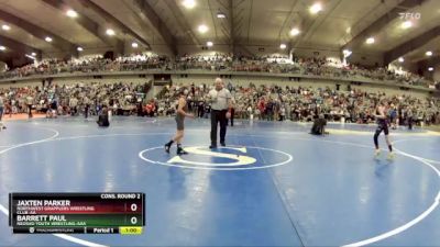 70 lbs Cons. Round 2 - Jaxten Parker, Northwest Grapplers Wrestling Club-AA vs Barrett Paul, Neosho Youth Wrestling-AAA