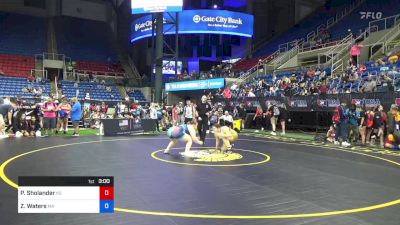 200 lbs Rnd Of 32 - Payton Sholander, Kansas vs Zoe Waters, Massachusetts