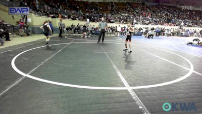 55 lbs Round Of 32 - Eli Remington, Skiatook Bulldog Wrestling vs Bentley Hughart, Berryhill Wrestling Club