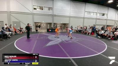 220 lbs Round 1 (8 Team) - Nick Nosler, Illinois vs Gentry Smith, Idaho