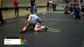 135 lbs Round 1 (4 Team) - Ryder Balkema, Michigan Mutts vs Addie Holmes, Ring Finger Wrestling