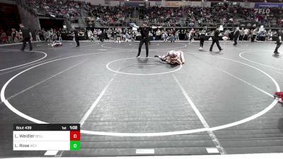 120 lbs Round Of 16 - Landon Weidler, Belleville Little Devils vs Levi Rose, Webb City Youth Wrestling