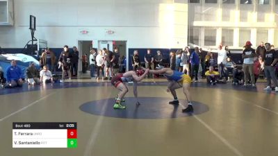 133 lbs Quarterfinal - Tyler Ferrara, Unrostered-Spartan Combat RTC vs Vincent Santaniello, Pittsburgh