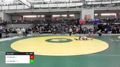 100 lbs Quarterfinal - Sophie Brault, Joel Barlow vs Addisyn Herdic, Ellis Tech