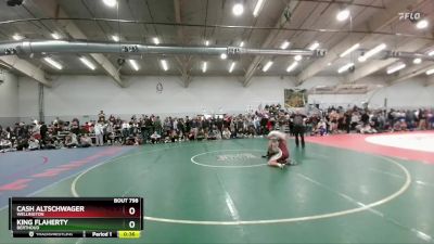 138 lbs Cons. Round 2 - Cash Altschwager, Wellington vs King Flaherty, Berthoud
