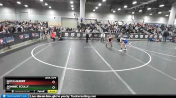 86 lbs Cons. Semi - Levi Halbert, NE vs Dominic Scully, MN