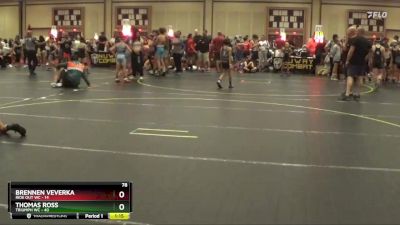 78 lbs Round 4 (6 Team) - Thomas Ross, Triumph WC vs Brennen Veverka, Ride Out WC