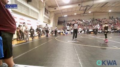 64 lbs Semifinal - Cooper Ross, Tonkawa Takedown Club vs Brody Beals, Salina Wrestling Club