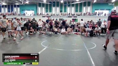 80 lbs Semis & 1st Wrestleback (8 Team) - Jojo Igneri, Buxton vs Jaxon Sanders, Misfits United