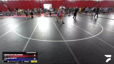 220 lbs Quarterfinal - Beminjam Helminski, WI vs Caleb Kurtti, MN