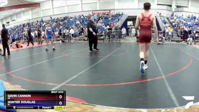 120 lbs Cons. Round 2 - Gavin Cannon, PA vs Hunter Douglas, IN