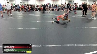 84 lbs Round 6 (8 Team) - Legend Urban, Black Fox Wrestling vs Joseph Scala, Bitetto Trained