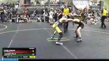 85 lbs Round 1 (4 Team) - Tanner Mills, Barn Kids vs Gabe Snider, MI Pitbulls