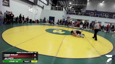 161 lbs Semifinal - Jax Smith, Pit Bull Wrestling Academy vs Chase Shelley, Bandits